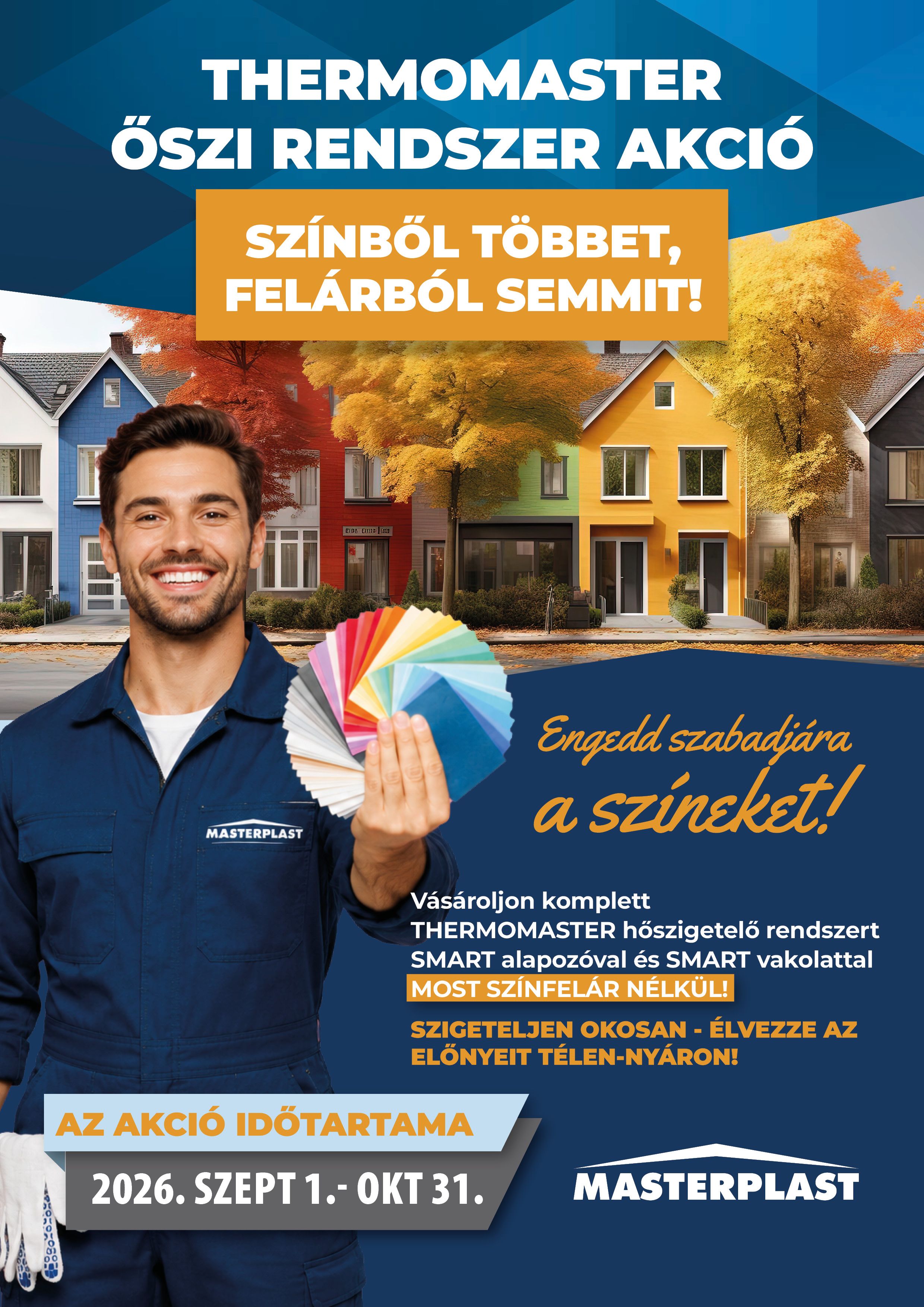 THERMOMASTER őszi rendszer akció — Színből többet, felárból semmit!